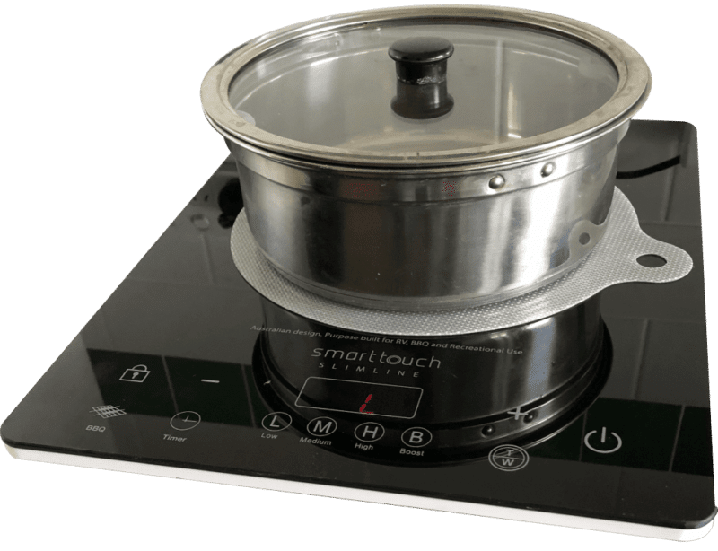 Smarttouch induction friendly cook ware and cook tops