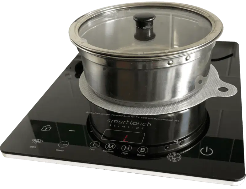 Smarttouch induction friendly cook ware and cook tops