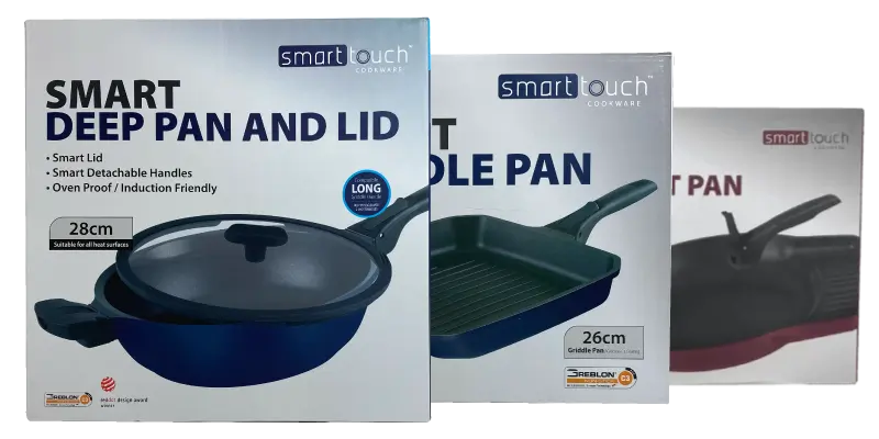 Smarttouch cook ware range (boxes)